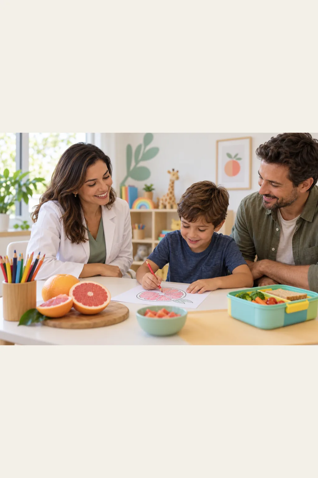 desenhos de toranja para colorir — exemplo criado na Desenhos pra Colorir