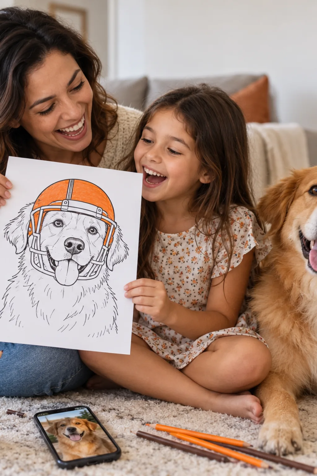 desenhos do Cleveland Browns para colorir — exemplo criado na Desenhos pra Colorir