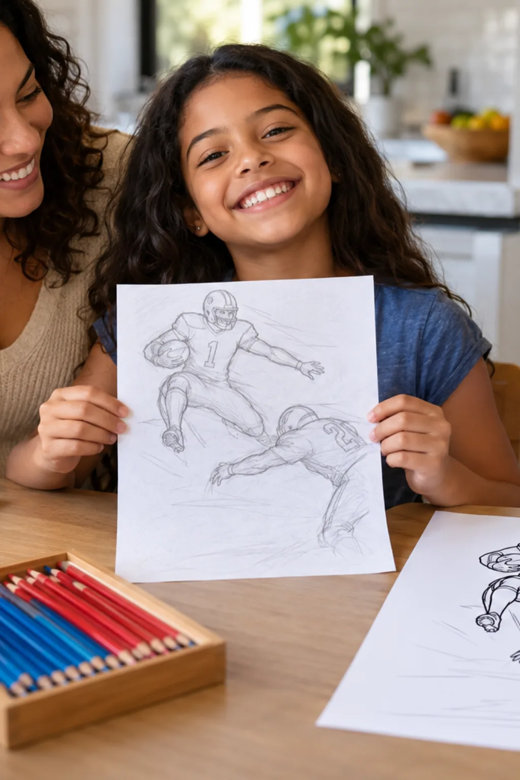 desenhos do Josh Allen para colorir — exemplo criado na Desenhos pra Colorir