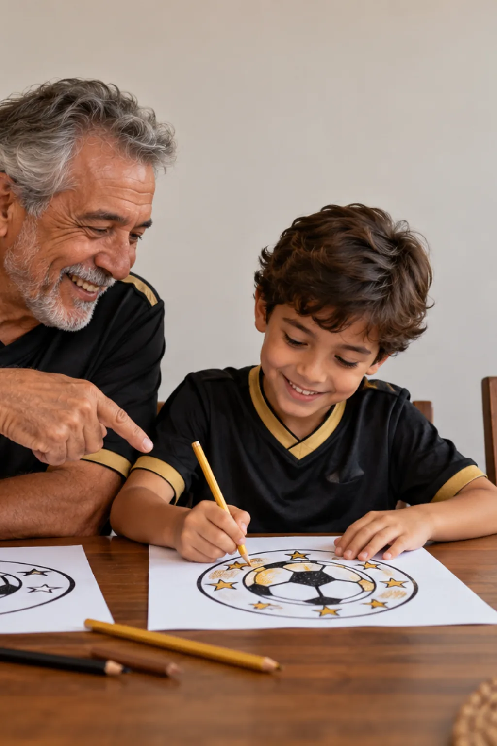desenhos do logo do Pittsburgh Steelers para colorir — exemplo criado na Desenhos pra Colorir