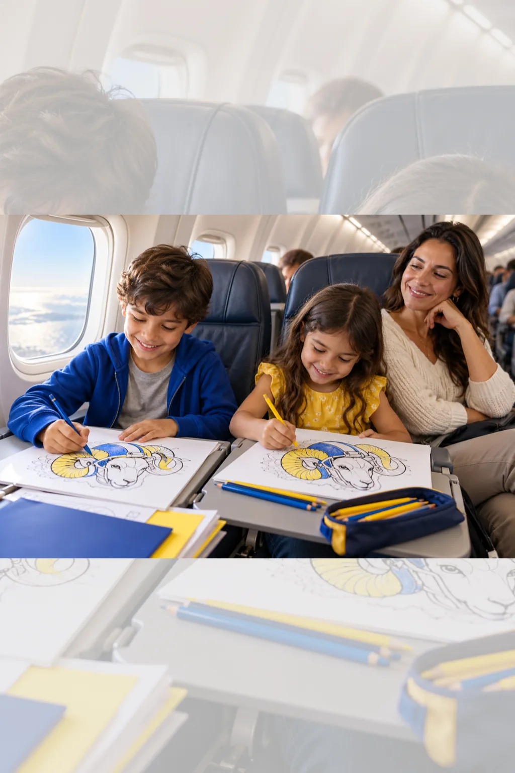 desenhos do Los Angeles Rams para colorir — exemplo criado na Desenhos pra Colorir