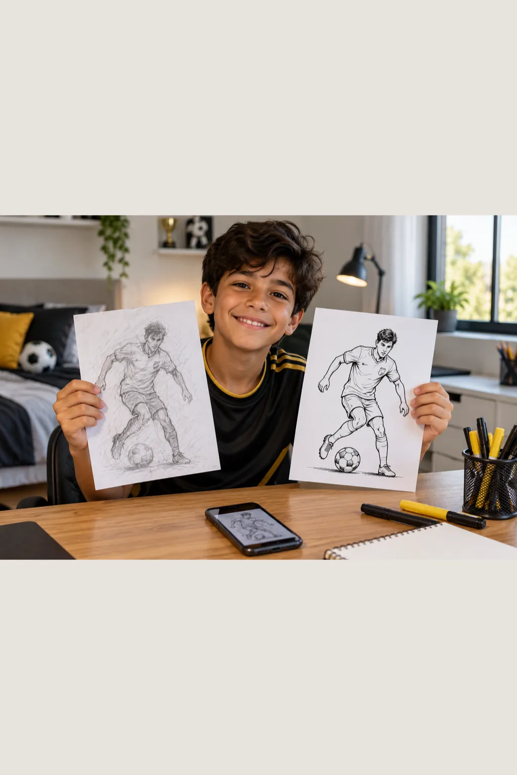 desenhos do Pittsburgh Steelers para colorir — exemplo criado na Desenhos pra Colorir