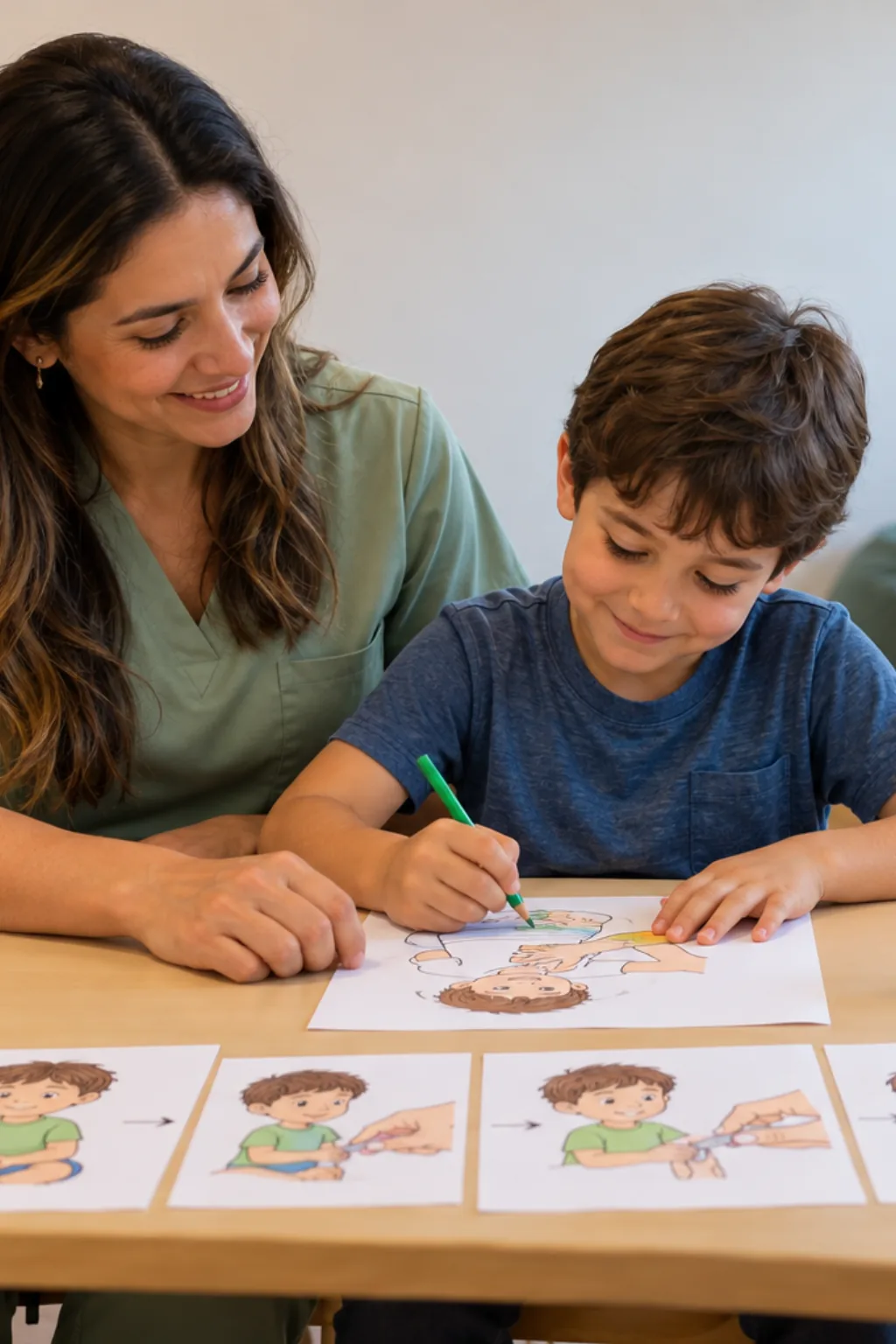 desenhos de corte de unhas para colorir — exemplo criado na Desenhos pra Colorir