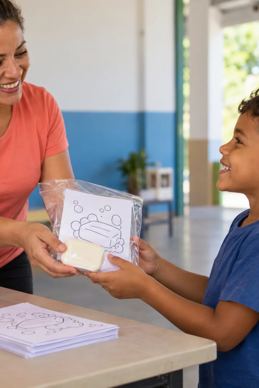 desenhos de sabonete para colorir — exemplo criado na Desenhos pra Colorir