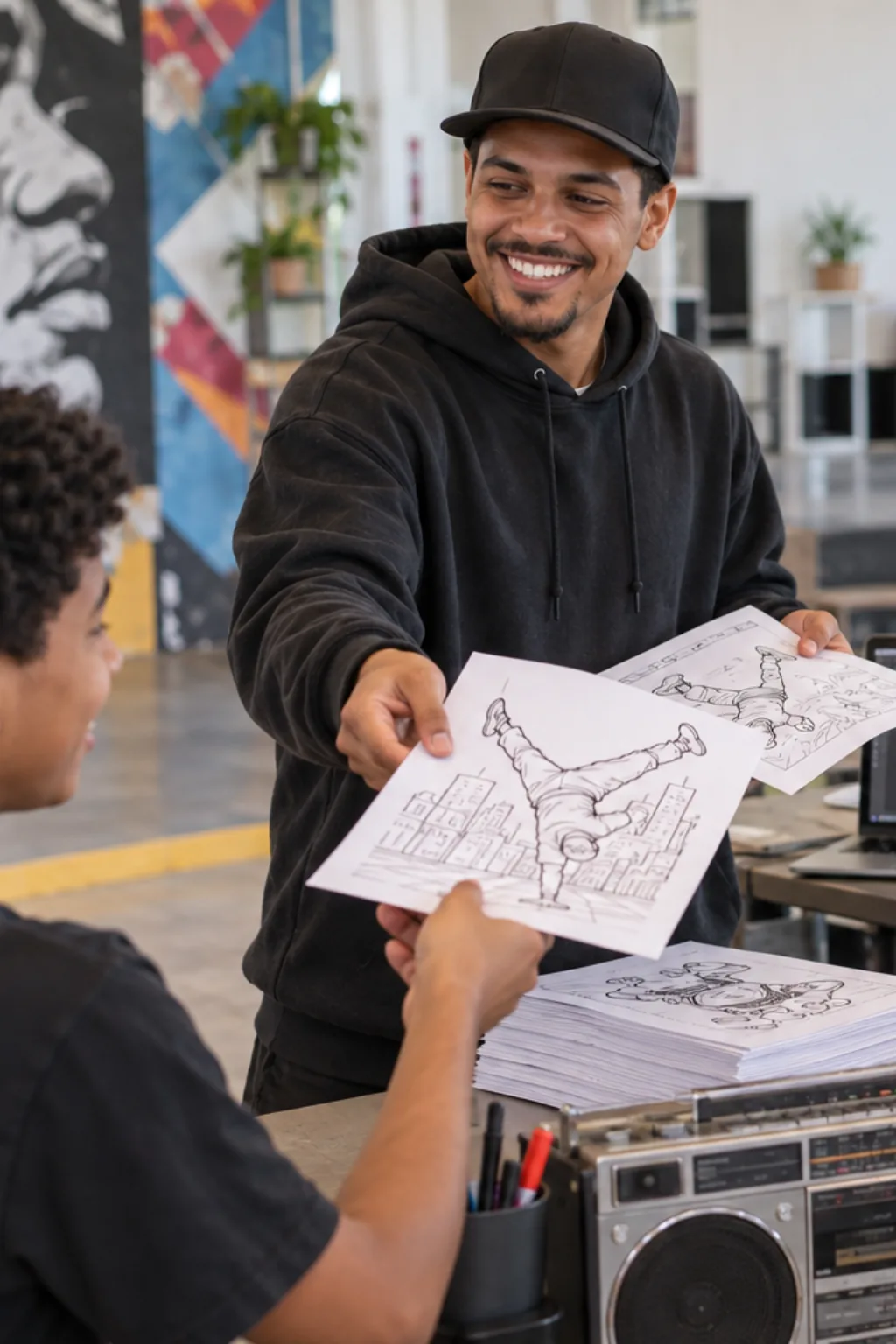 desenhos para colorir — exemplo criado na Desenhos pra Colorir