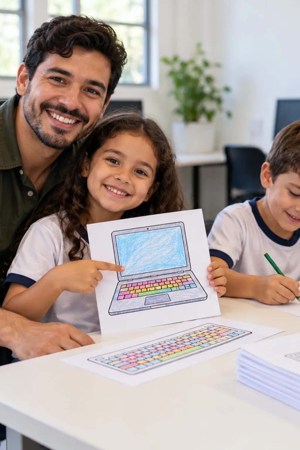 desenhos para colorir — exemplo criado na Desenhos pra Colorir