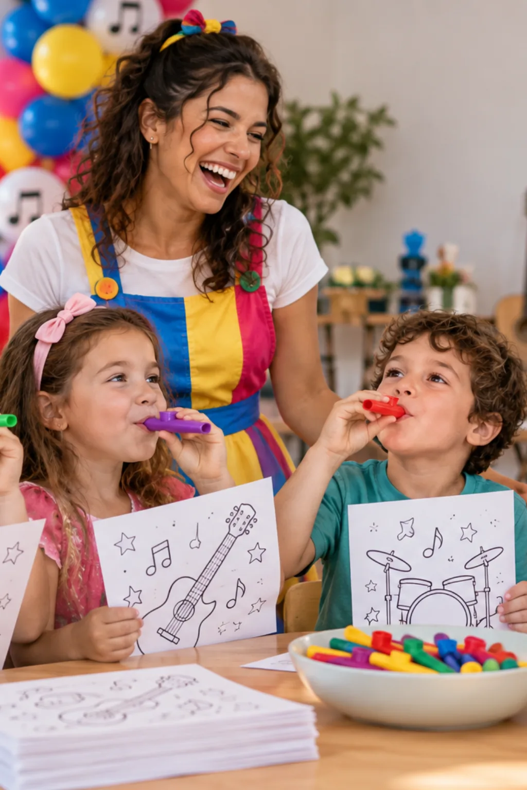desenhos de kazoo para colorir — exemplo criado na Desenhos pra Colorir