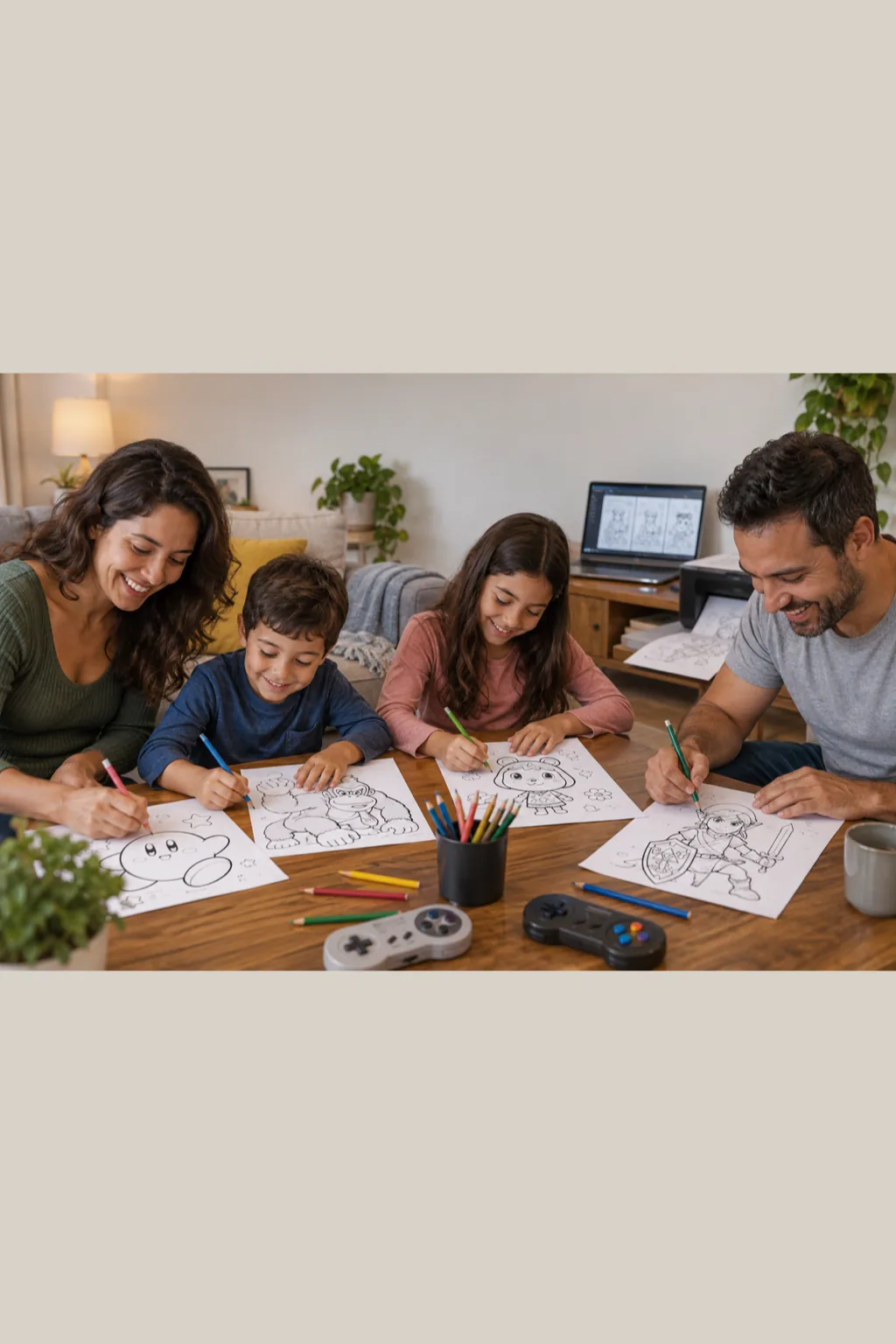 desenhos para colorir — exemplo criado na Desenhos pra Colorir