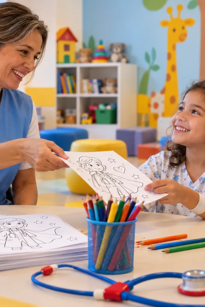 desenhos de Dr. Mario para colorir — exemplo criado na Desenhos pra Colorir