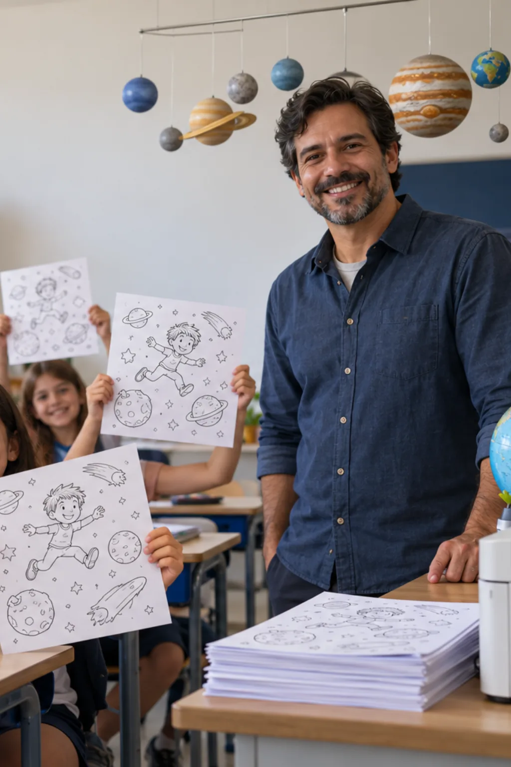 desenhos de Super Mario Galaxy para colorir — exemplo criado na Desenhos pra Colorir