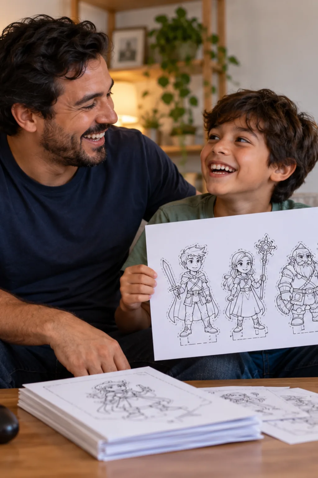 desenhos de Paper Mario: The Thousand-Year Door para colorir — exemplo criado na Desenhos pra Colorir