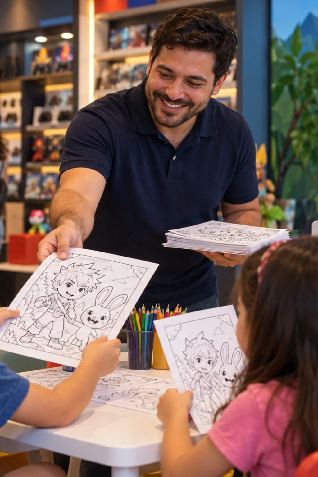 desenhos de Mario + Rabbids para colorir — exemplo criado na Desenhos pra Colorir