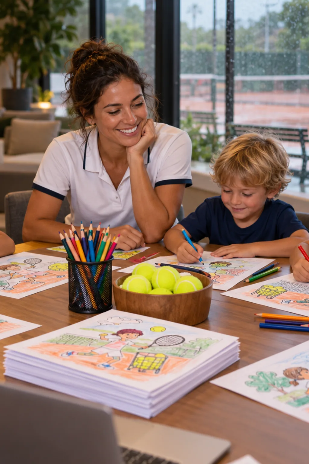 desenhos de Mario Tennis para colorir — exemplo criado na Desenhos pra Colorir