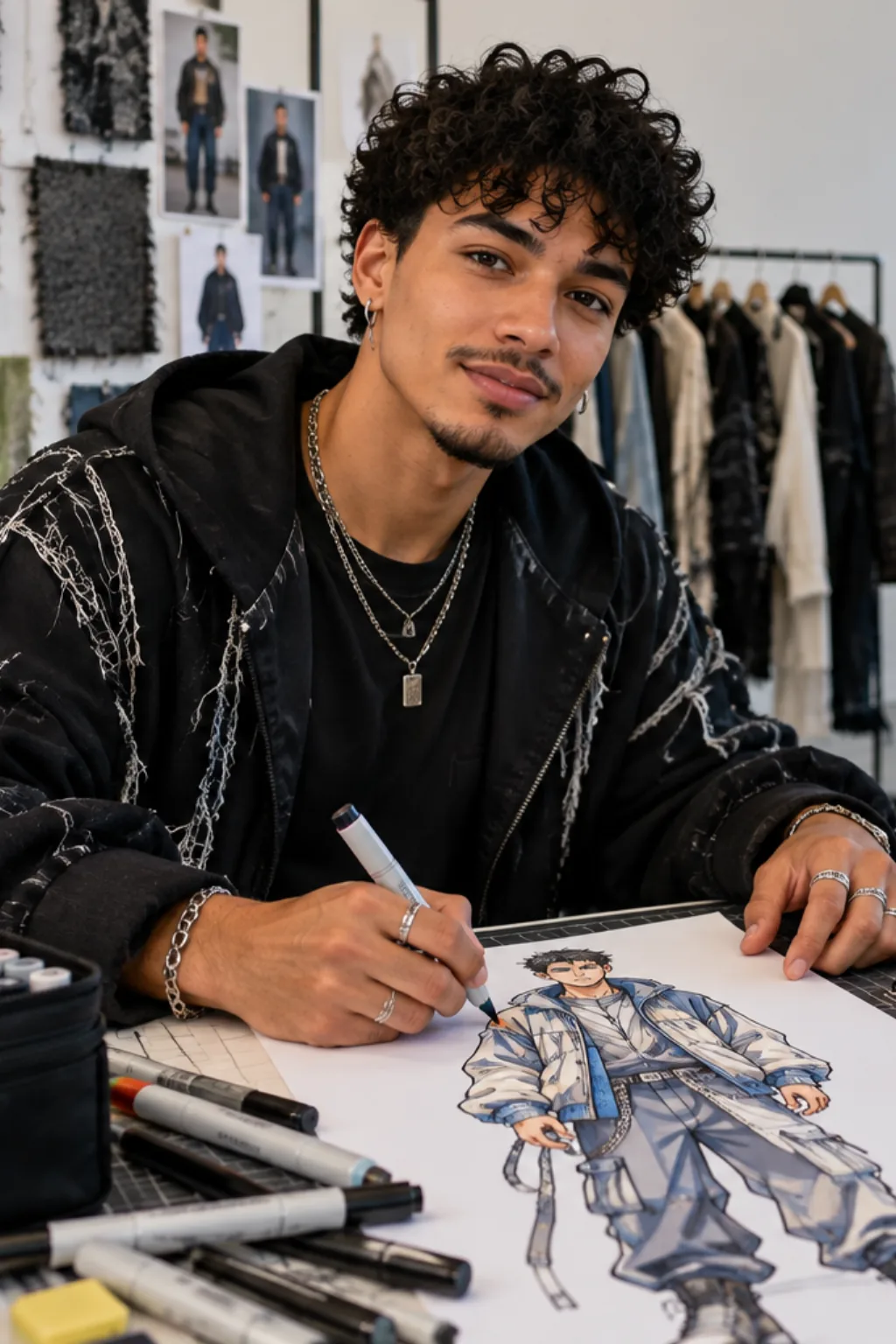 desenhos do G-Dragon para colorir — exemplo criado na Desenhos pra Colorir