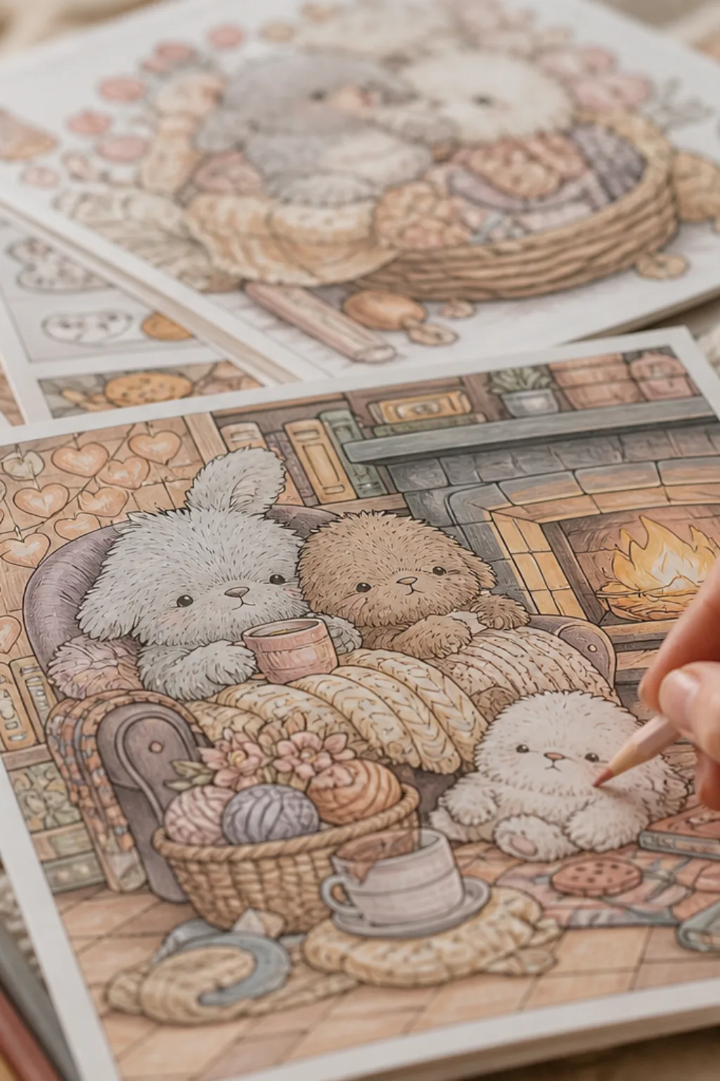 desenhos Fuzzy Hygge para colorir - 2