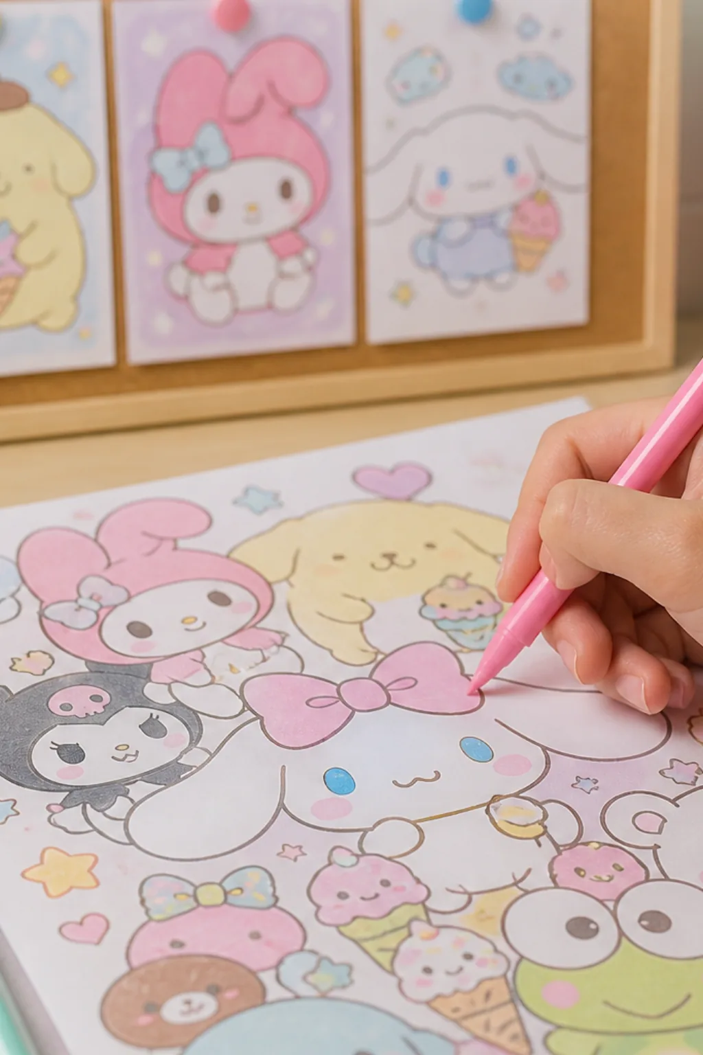 desenhos da Sanrio para colorir - 2