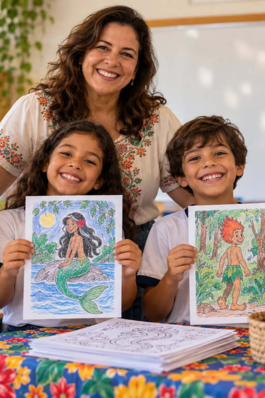 desenhos para colorir — exemplo criado na Desenhos pra Colorir