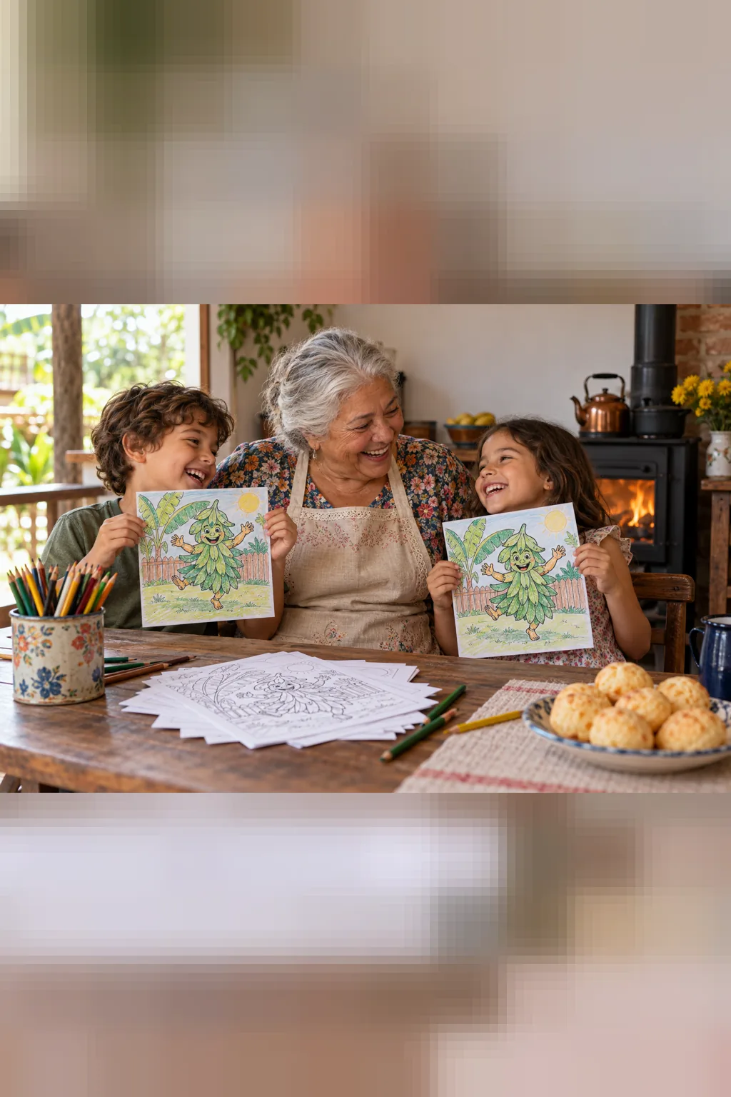 desenhos da Chibamba para colorir — exemplo criado na Desenhos pra Colorir