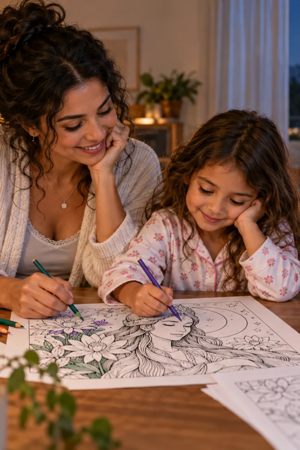 desenhos de Jaci para colorir — exemplo criado na Desenhos pra Colorir