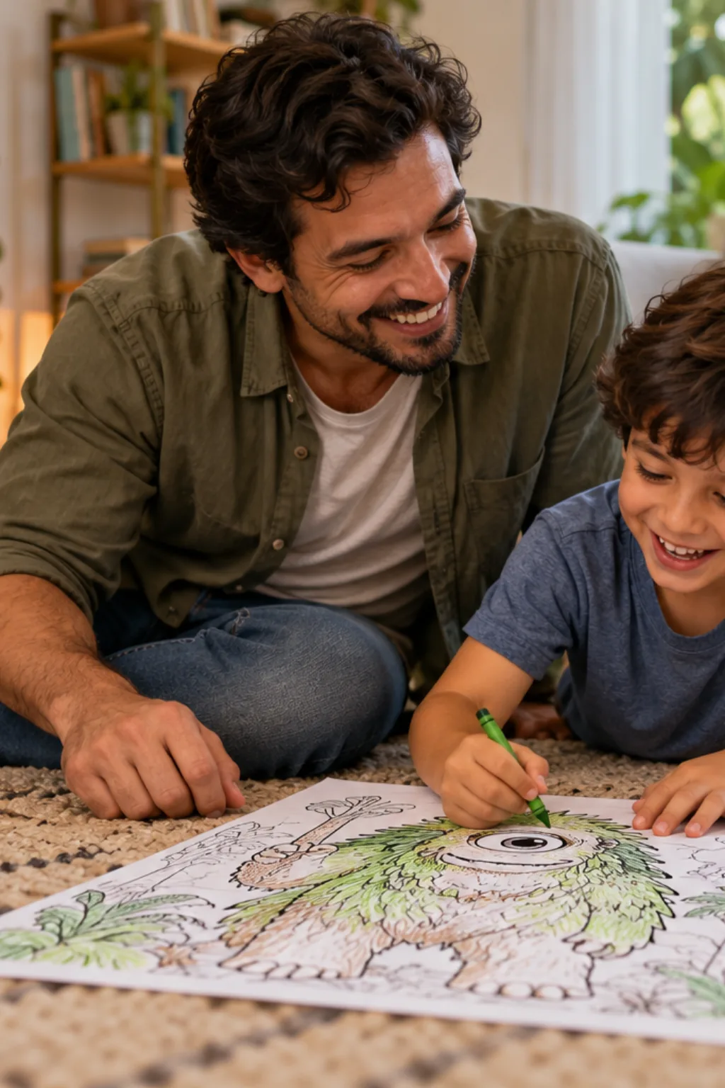 desenhos do mapinguari para colorir — exemplo criado na Desenhos pra Colorir