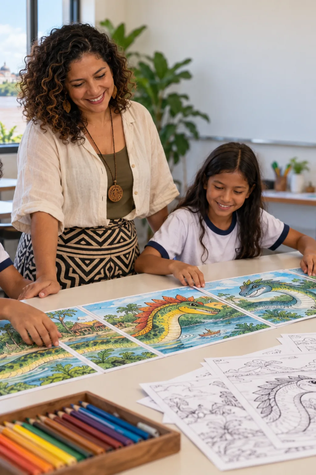 desenhos da Maria Caninana para colorir — exemplo criado na Desenhos pra Colorir