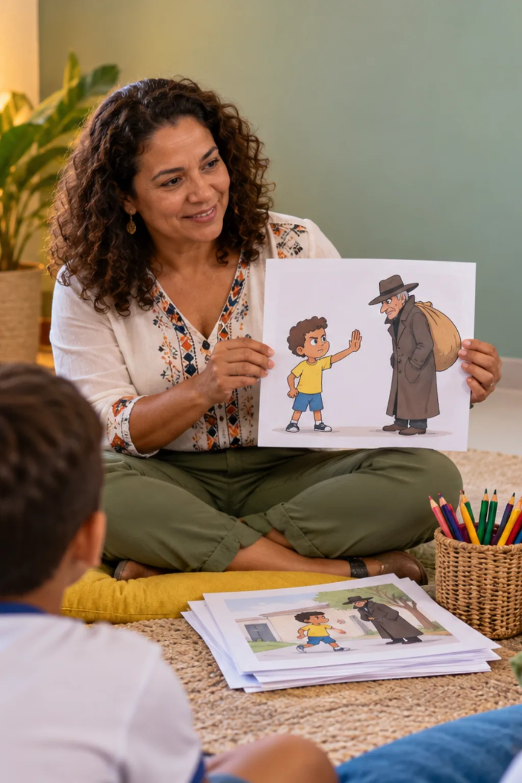 desenhos do papa figo para colorir — exemplo criado na Desenhos pra Colorir