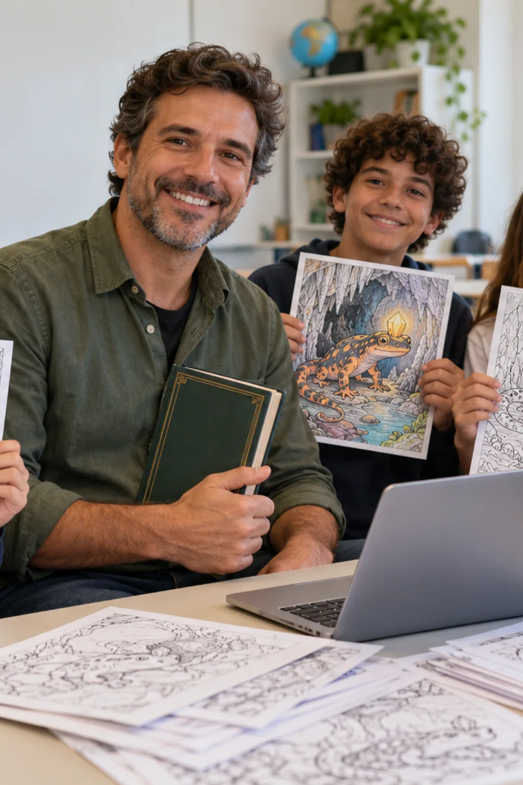 desenhos da Teiniaguá para colorir — exemplo criado na Desenhos pra Colorir