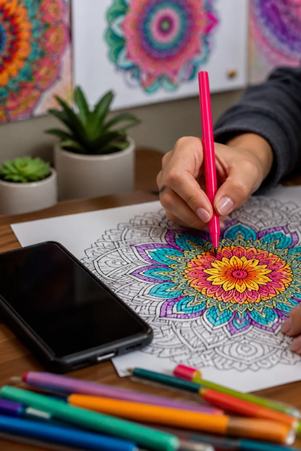 desenhos de mandalas para colorir para adolescentes - 2