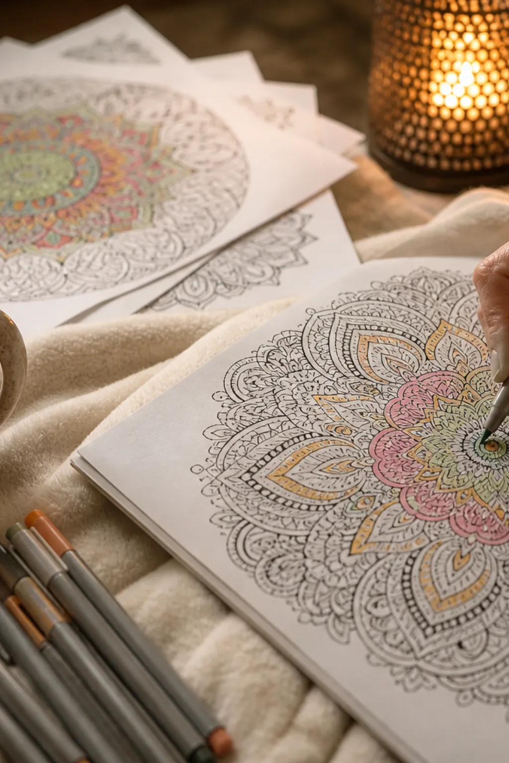 desenhos de mandalas antiestresse para colorir - 2