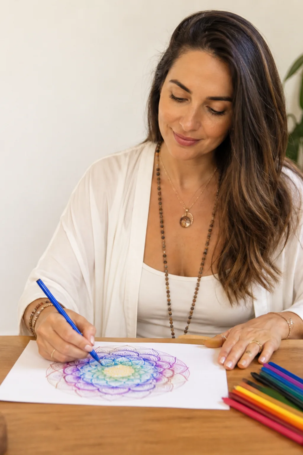 desenhos de mandalas dos chakras para colorir - 1