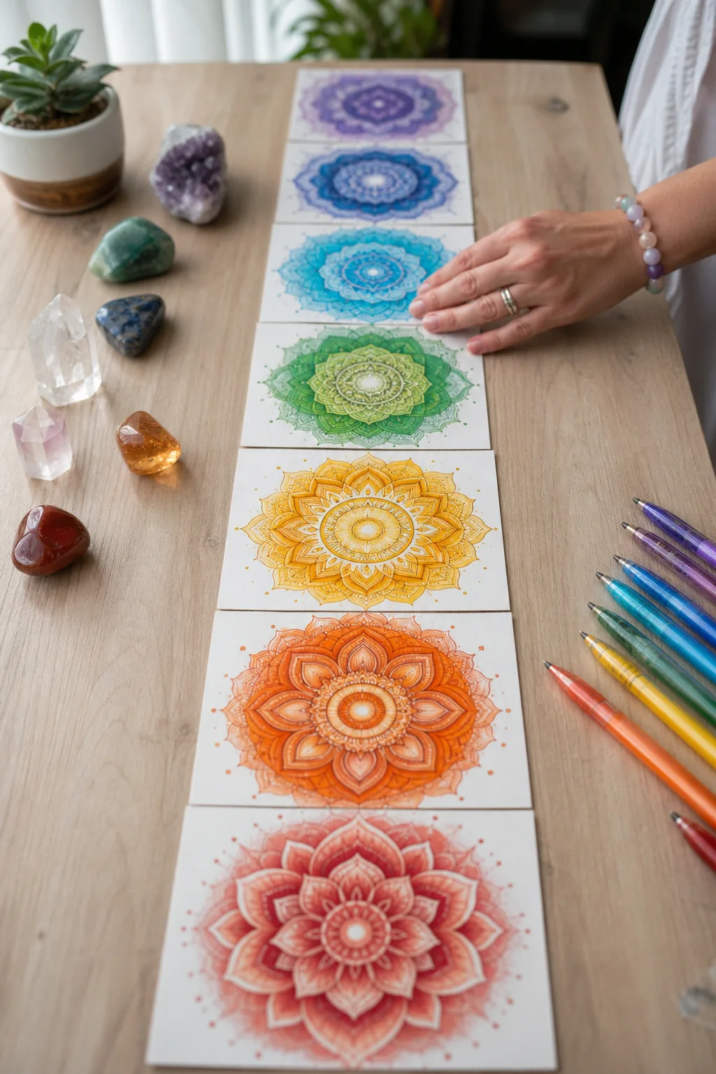 desenhos de mandalas dos chakras para colorir - 2