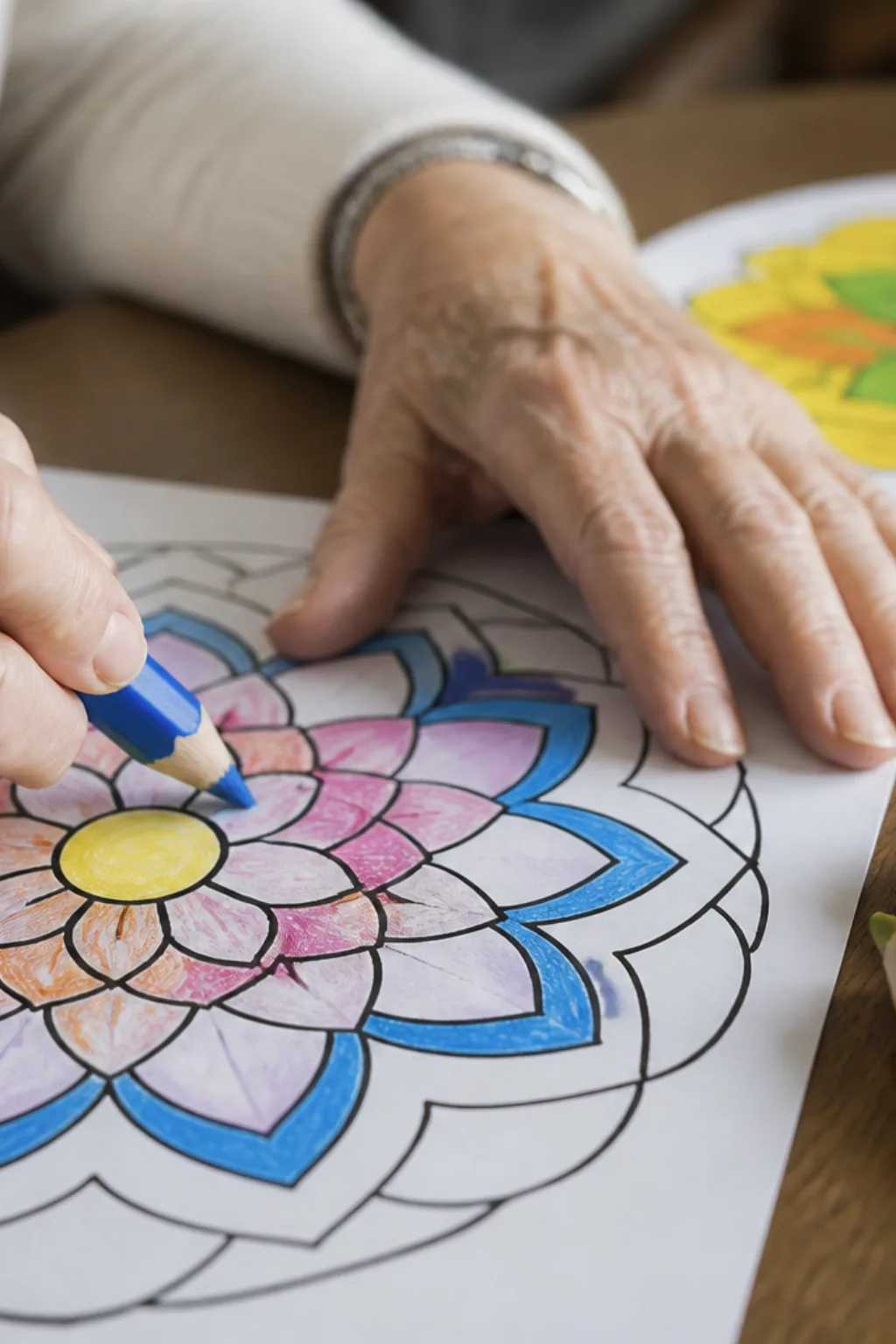 desenhos de mandalas para colorir para idosos - 2