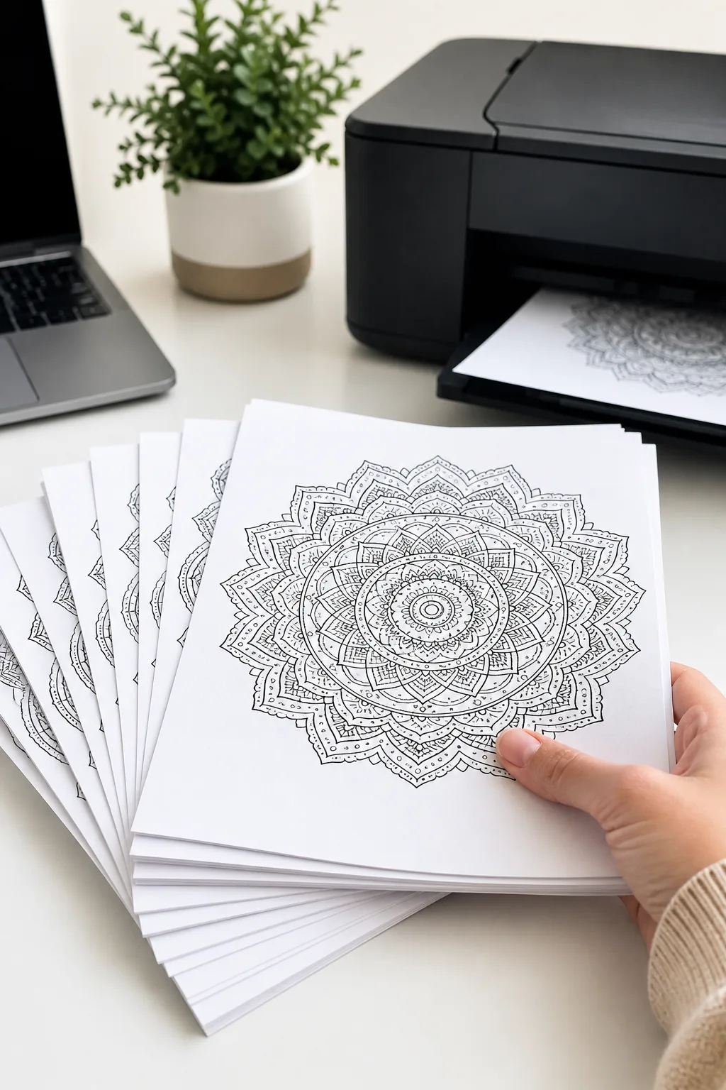 desenhos de mandalas para colorir em PDF - 2