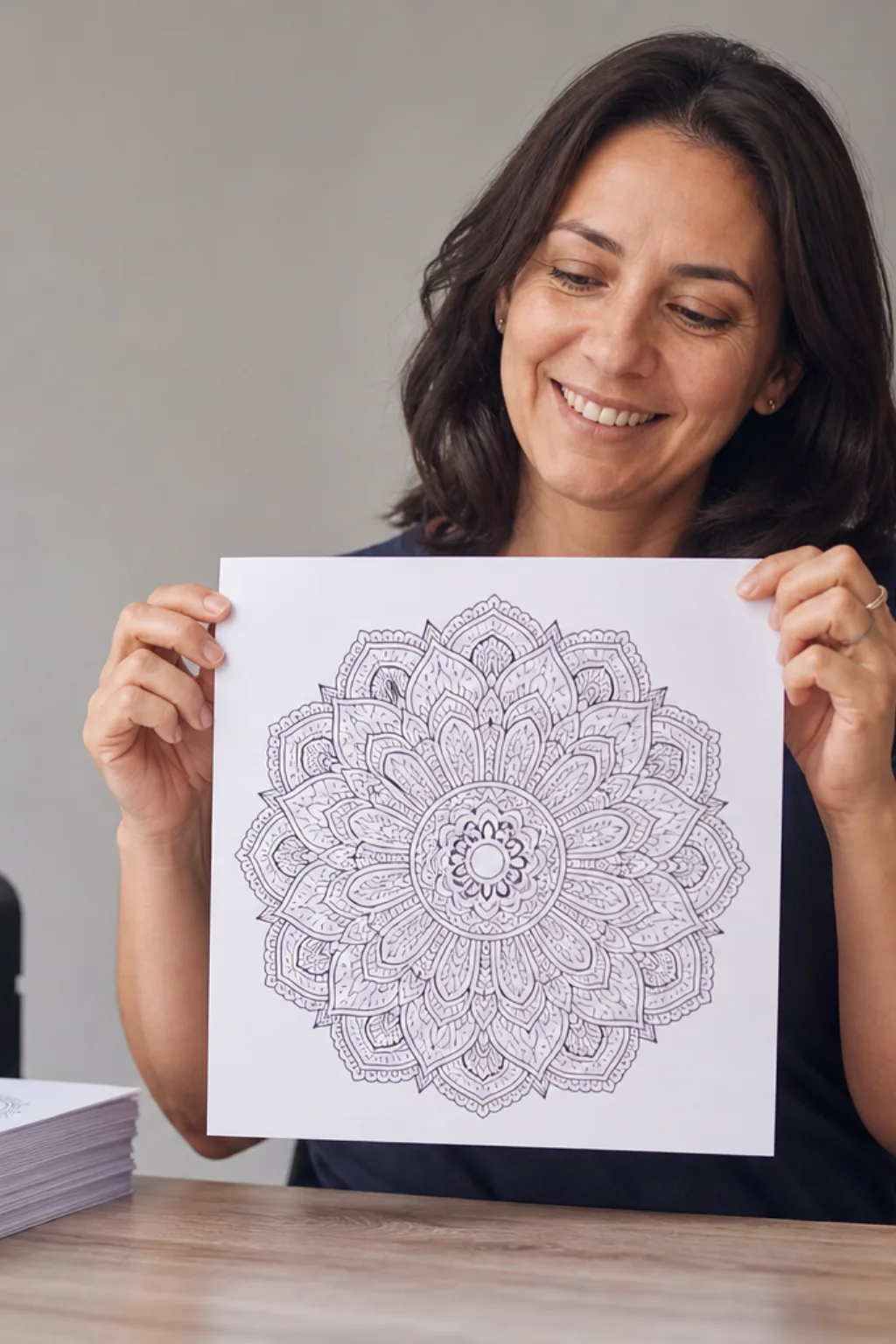 desenhos de mandalas para colorir em tamanho A4 - 1