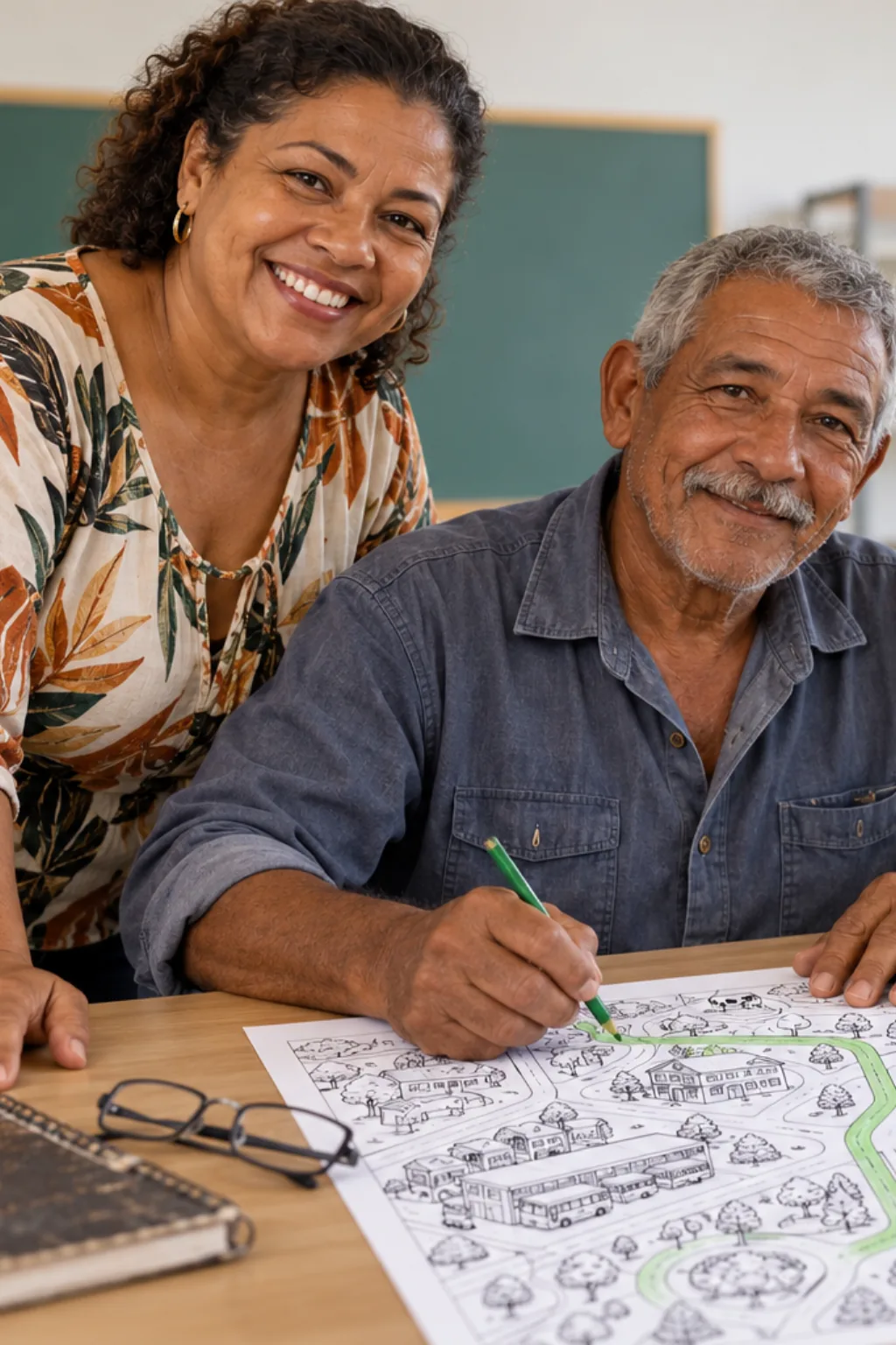 desenhos do mapa de Araçatuba para colorir — exemplo criado na Desenhos pra Colorir