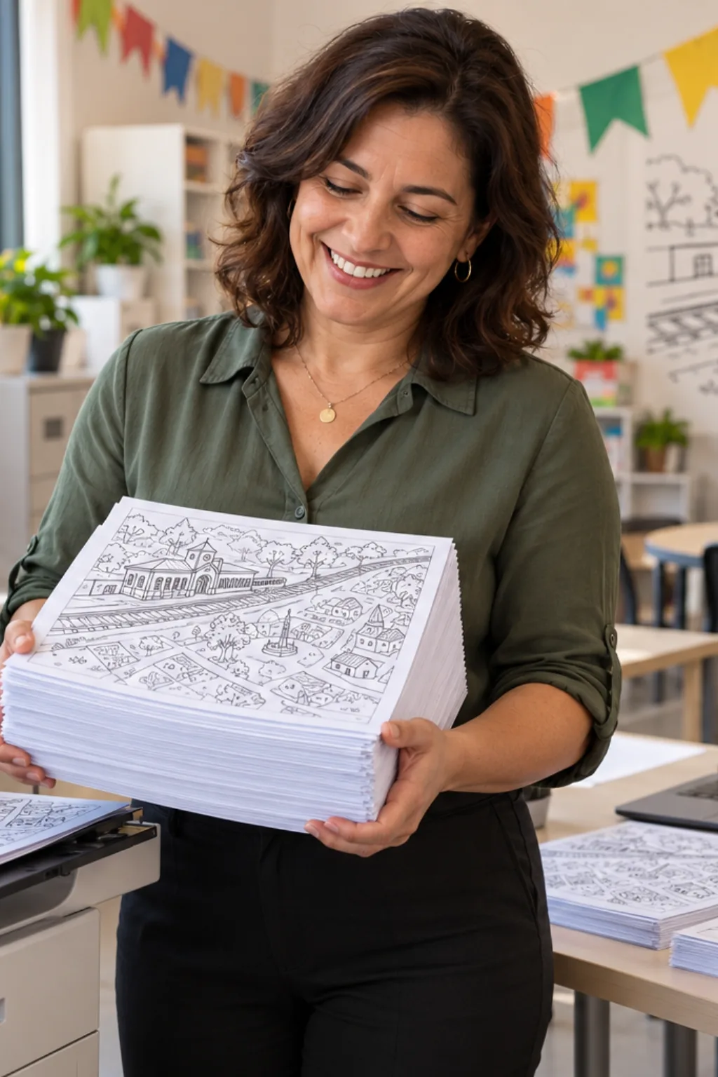 desenhos do mapa de Bauru para colorir — exemplo criado na Desenhos pra Colorir