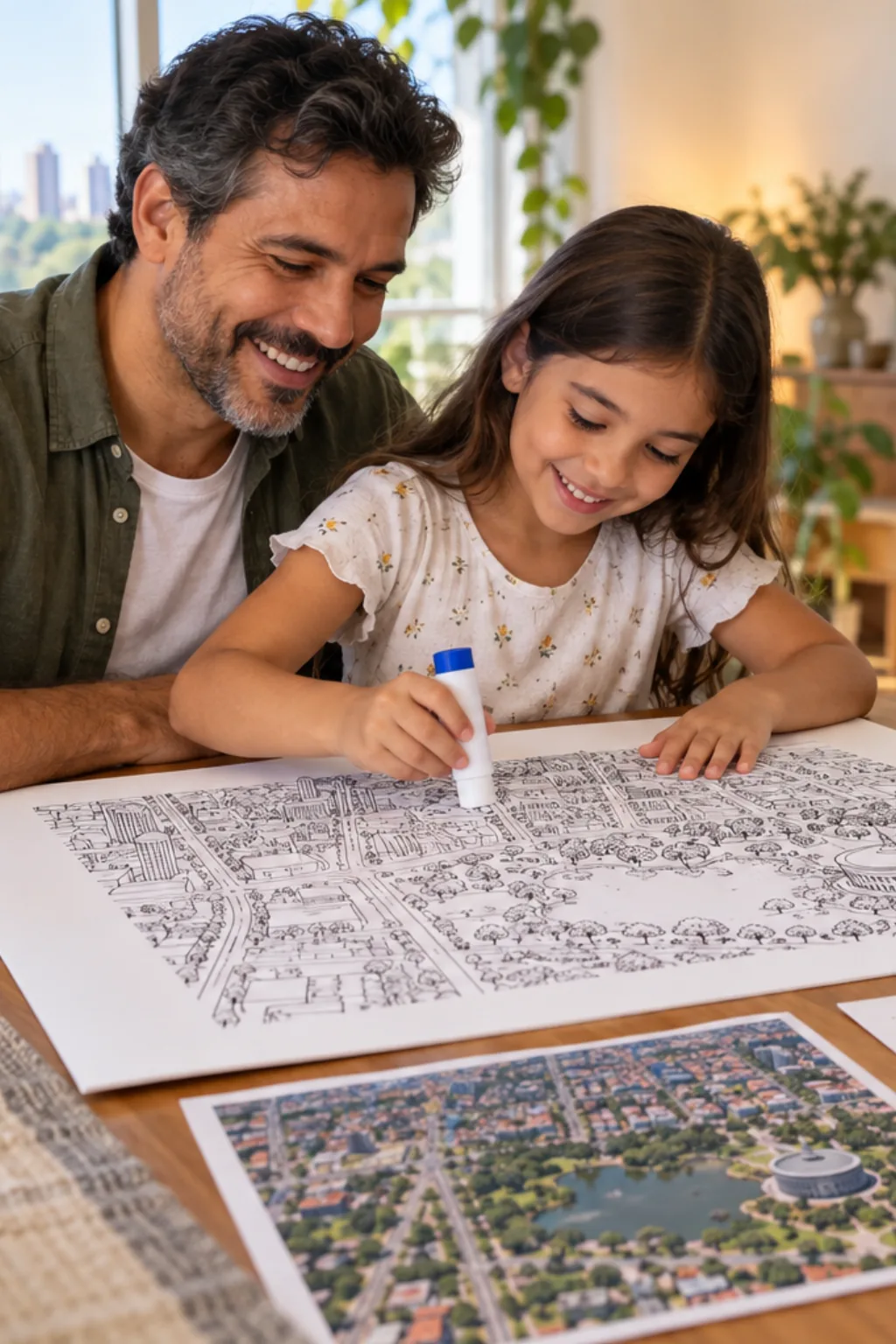 desenhos do mapa de Campo Grande (MS) para colorir — exemplo criado na Desenhos pra Colorir