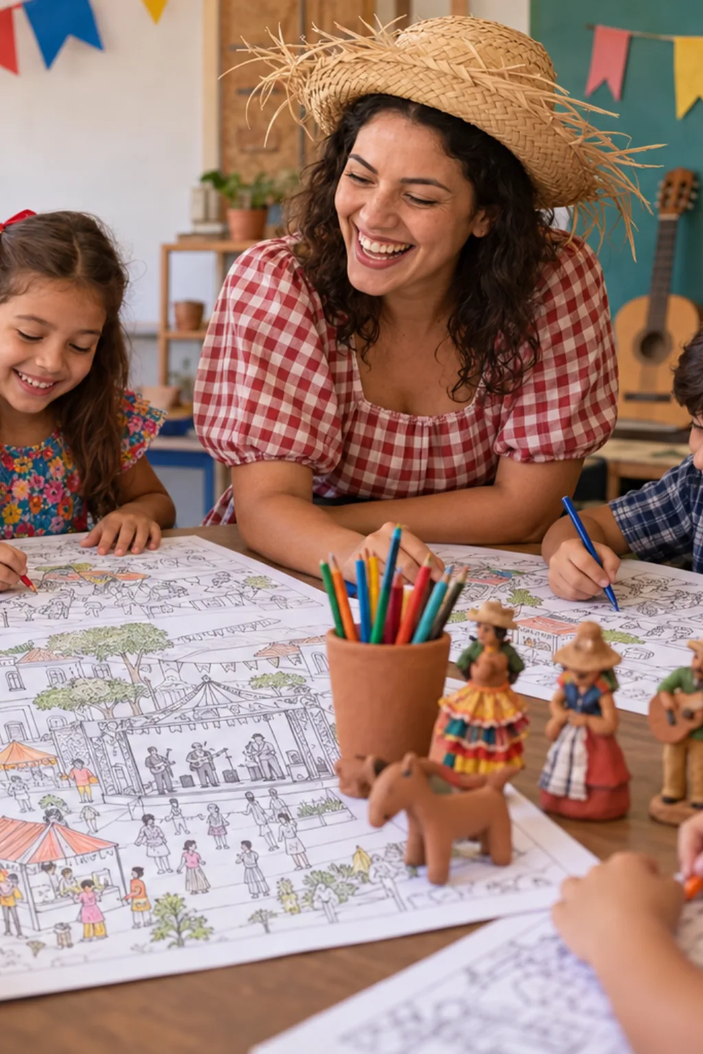desenhos do mapa de Caruaru para colorir — exemplo criado na Desenhos pra Colorir