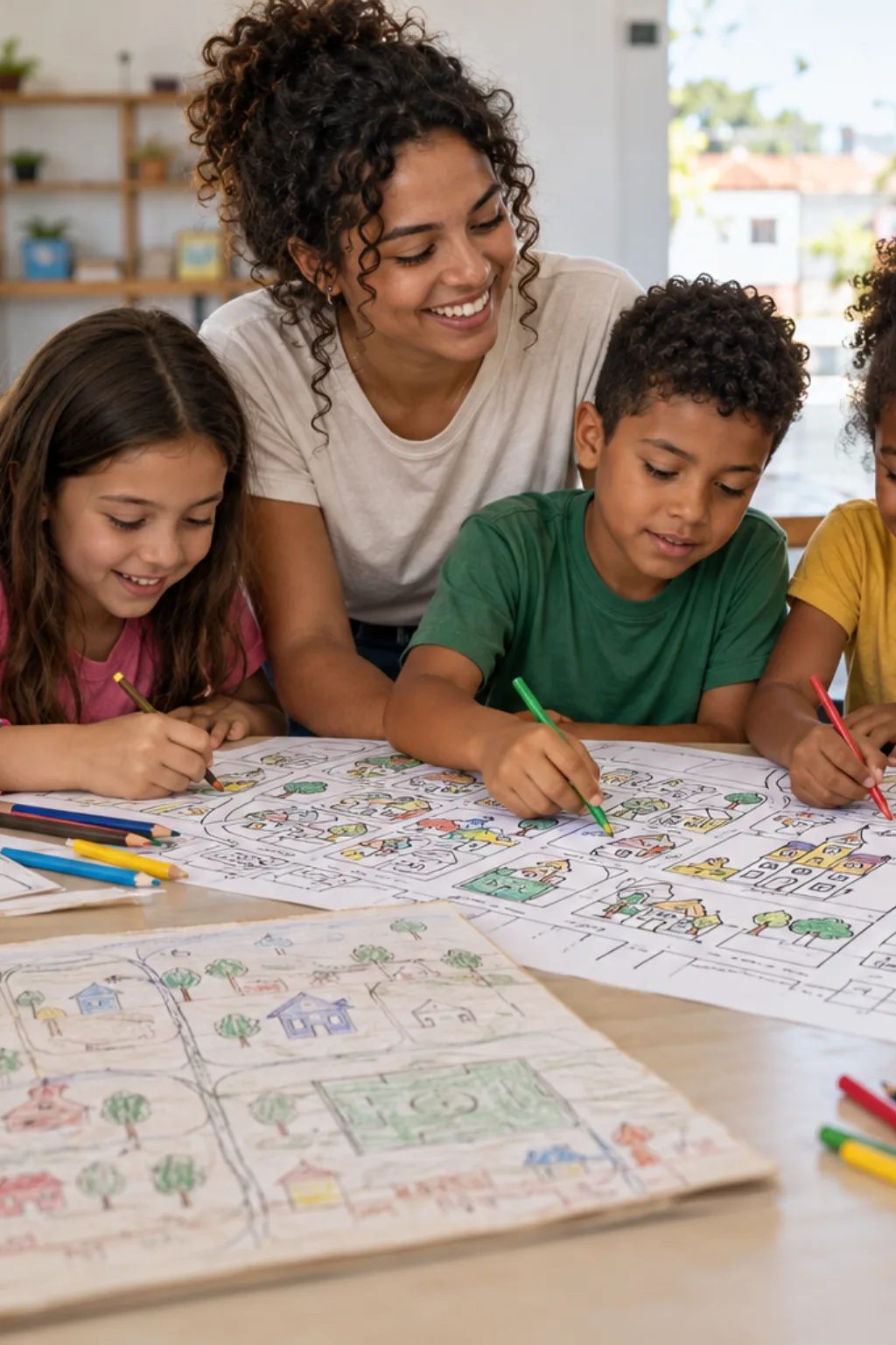 desenhos do mapa de Diadema para colorir — exemplo criado na Desenhos pra Colorir