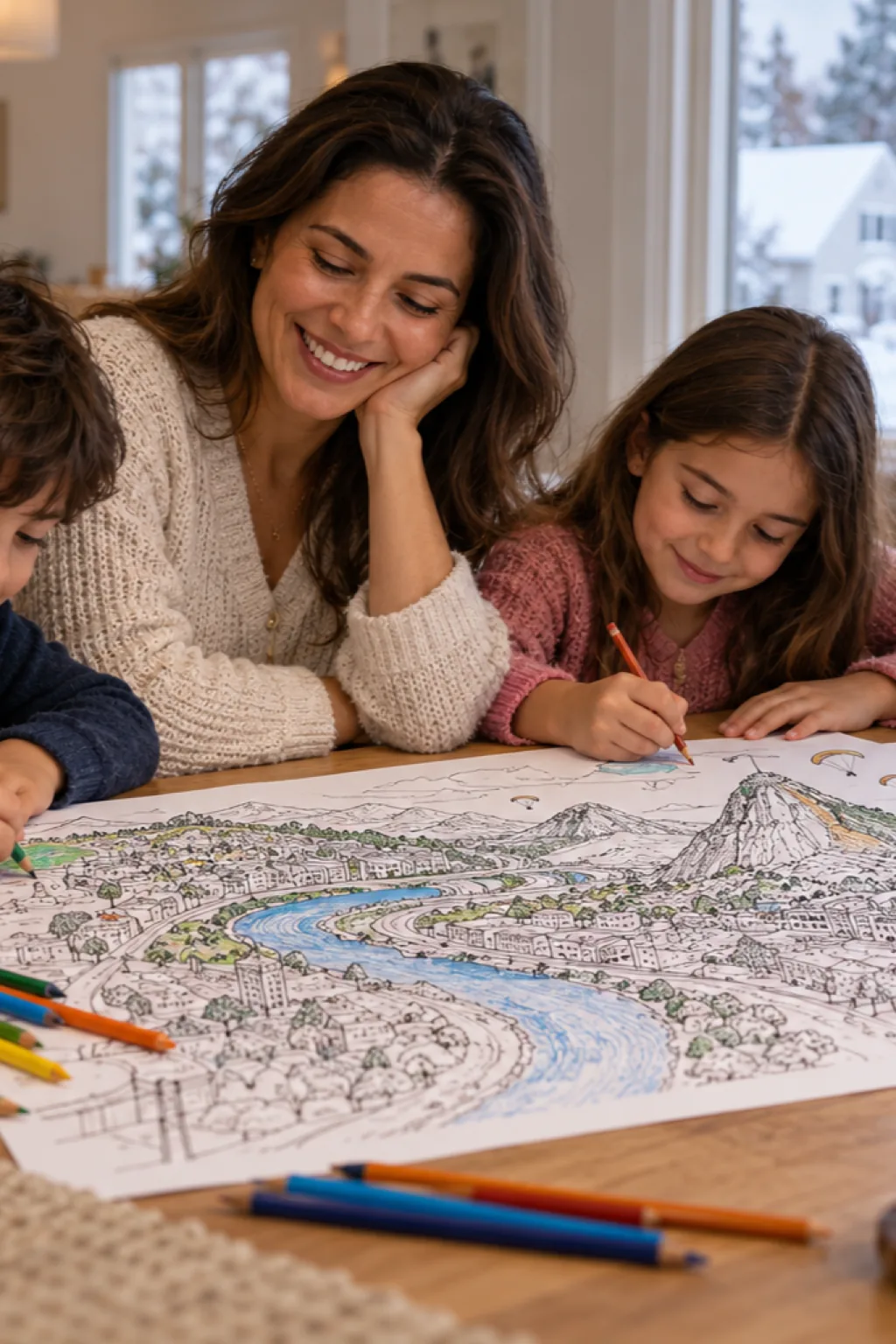 desenhos do mapa de Governador Valadares para colorir — exemplo criado na Desenhos pra Colorir