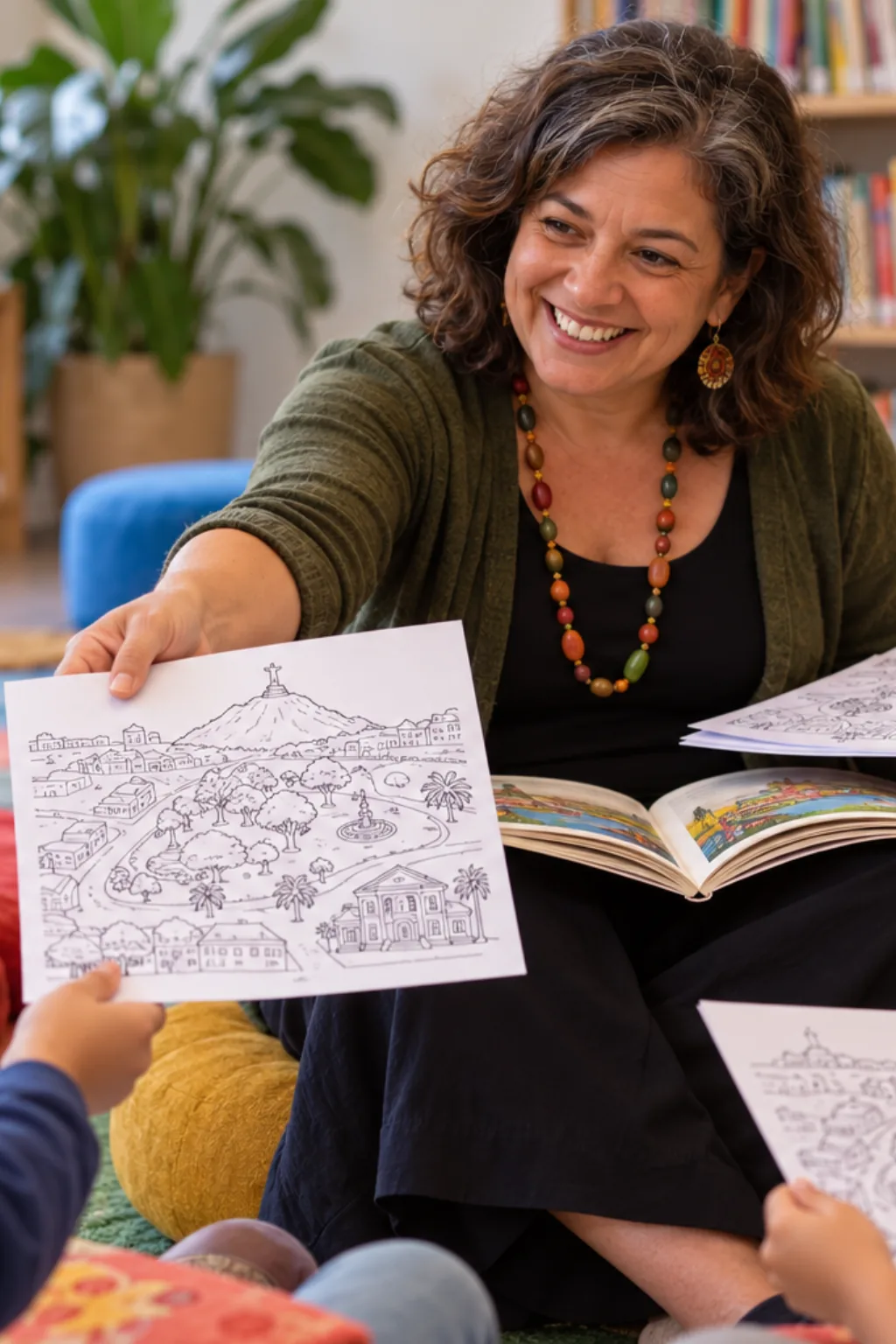 desenhos do mapa de Juiz de Fora para colorir — exemplo criado na Desenhos pra Colorir