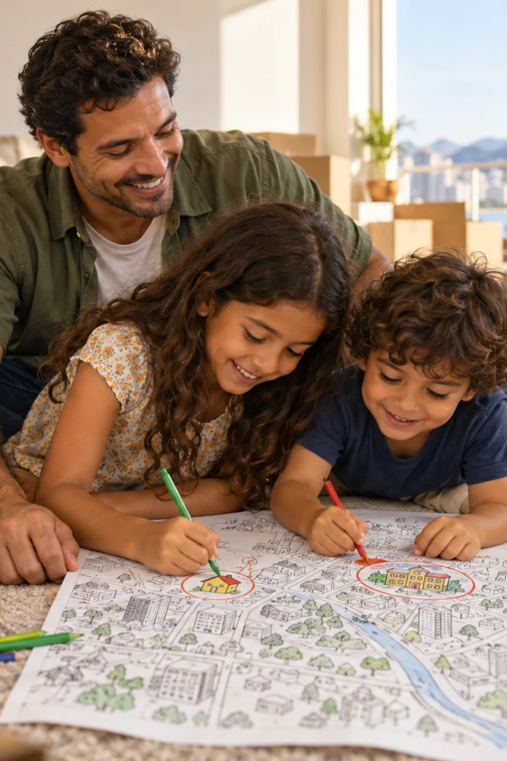 desenhos do mapa de Limeira para colorir — exemplo criado na Desenhos pra Colorir