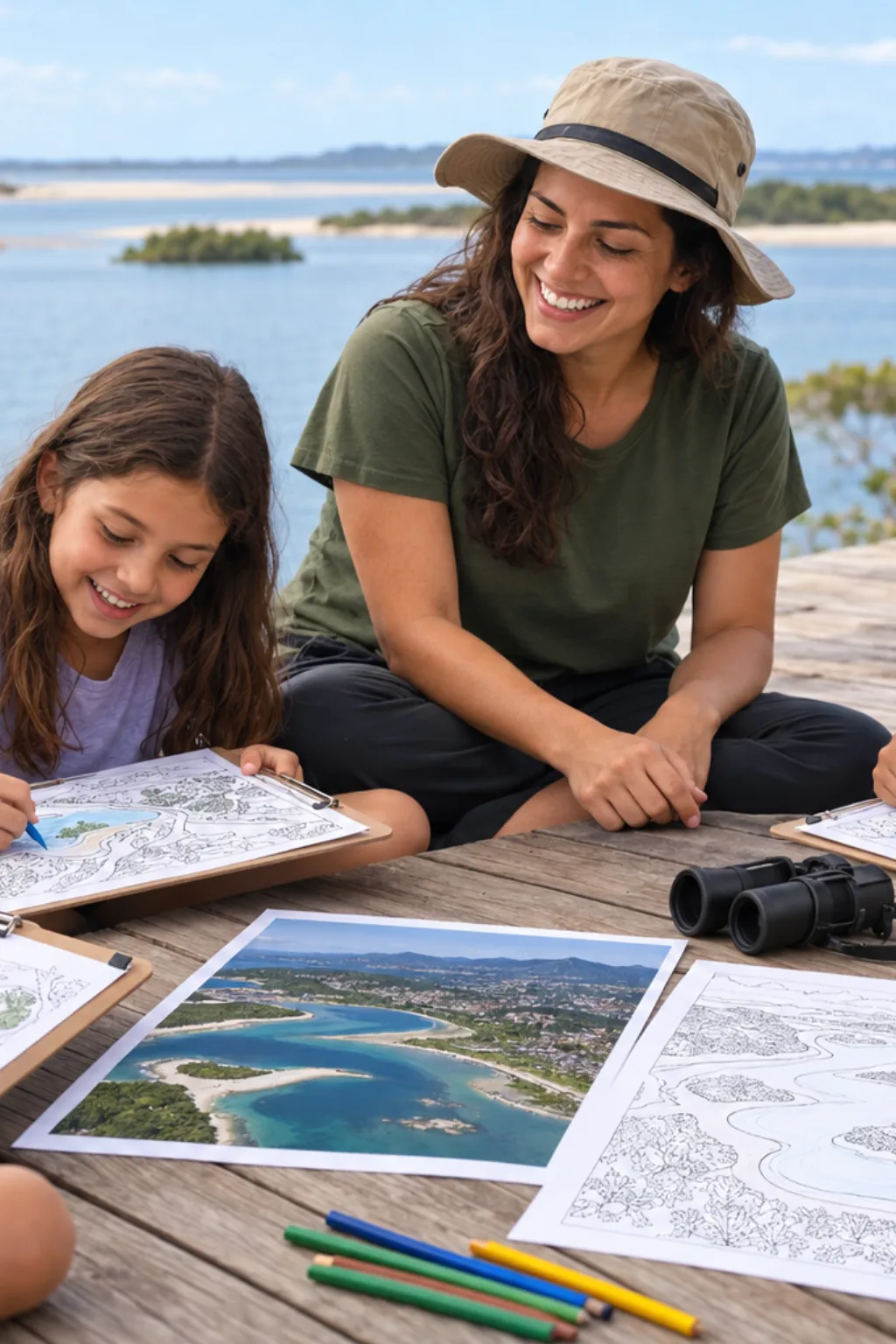 desenhos do mapa de Maricá para colorir — exemplo criado na Desenhos pra Colorir