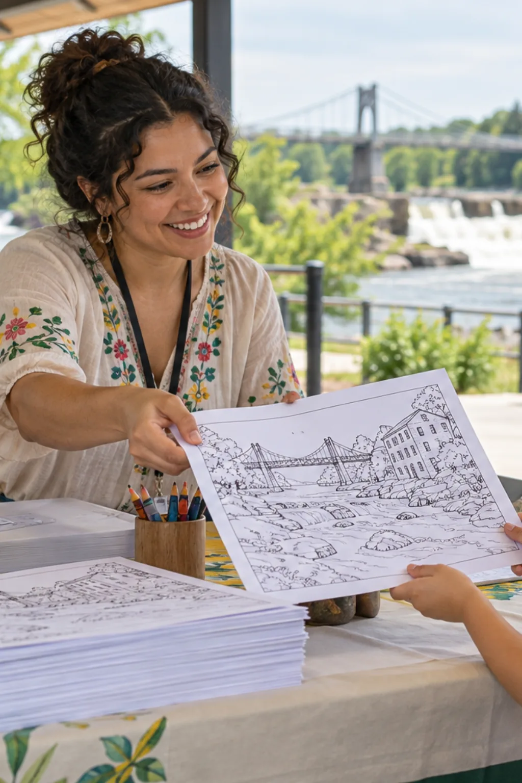 desenhos do mapa de Piracicaba para colorir — exemplo criado na Desenhos pra Colorir