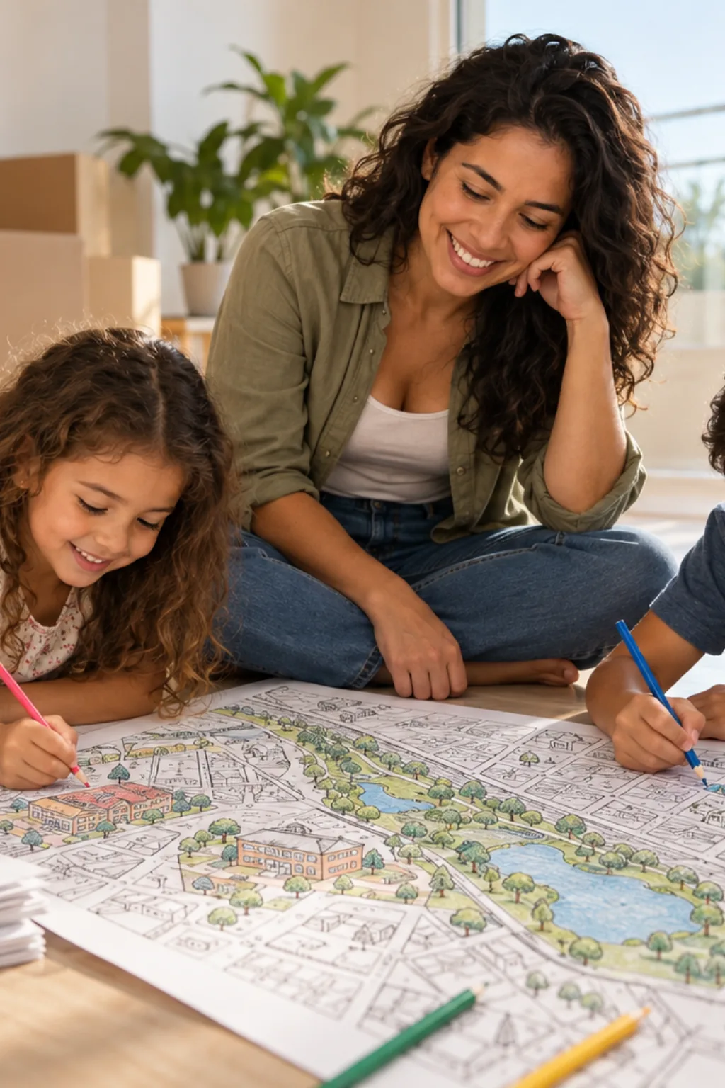desenhos do mapa de Presidente Prudente para colorir — exemplo criado na Desenhos pra Colorir