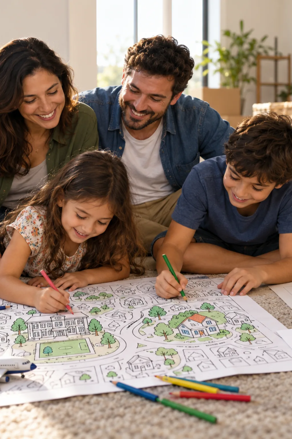desenhos do mapa de São José dos Pinhais para colorir — exemplo criado na Desenhos pra Colorir