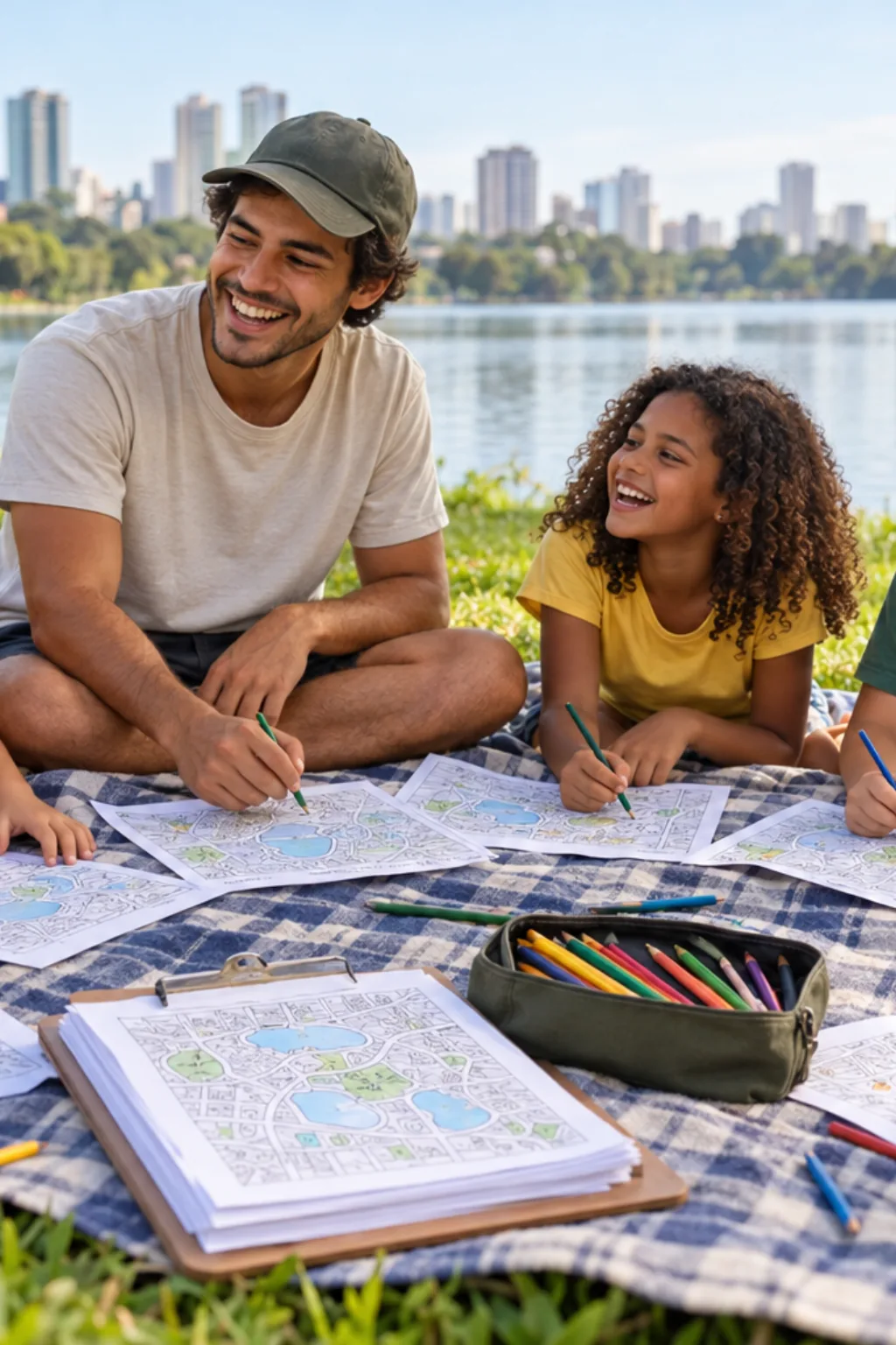desenhos do mapa de Sete Lagoas para colorir — exemplo criado na Desenhos pra Colorir