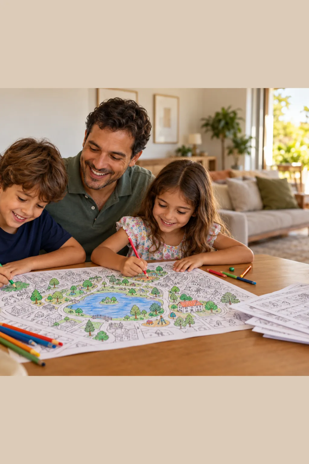 desenhos do mapa de Uberlândia para colorir — exemplo criado na Desenhos pra Colorir