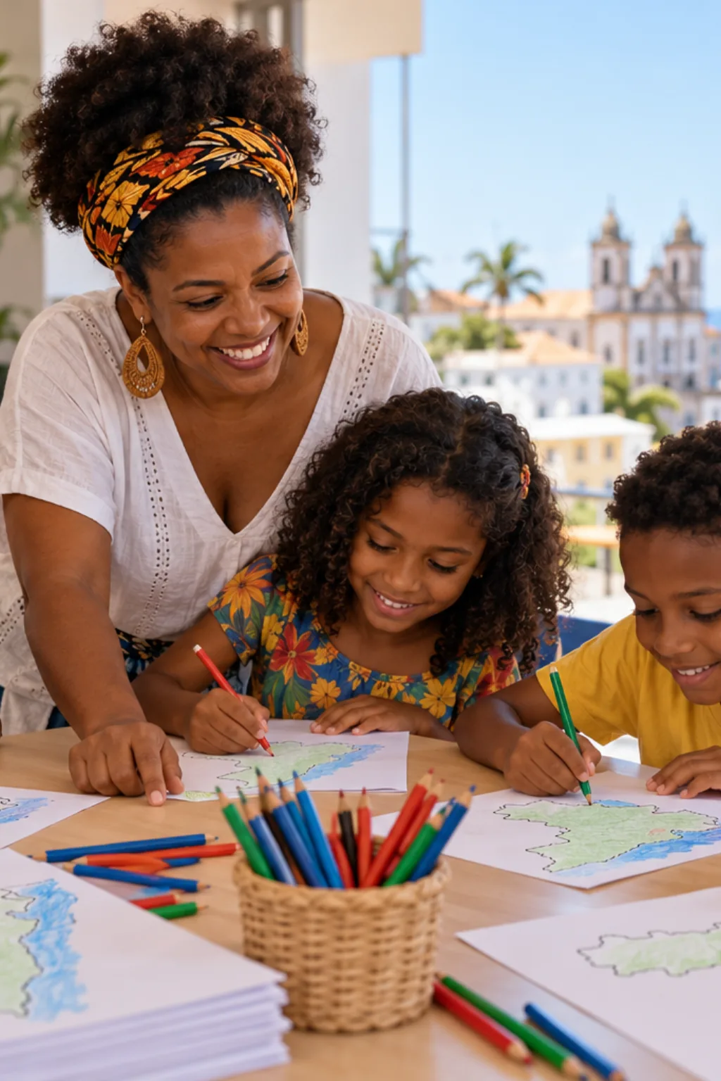 desenhos do mapa da Bahia para colorir — exemplo criado na Desenhos pra Colorir