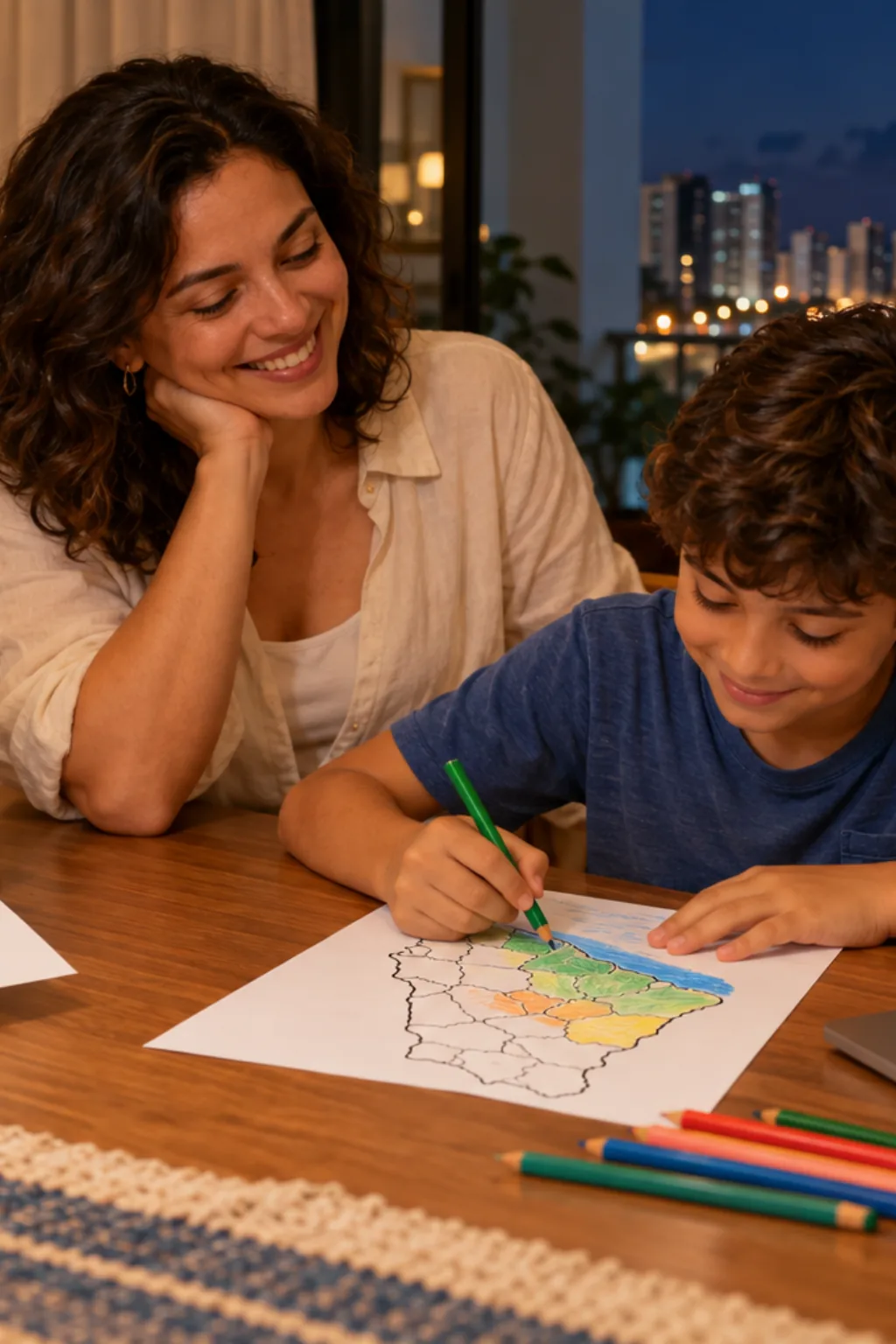 desenhos do mapa do Ceará para colorir — exemplo criado na Desenhos pra Colorir